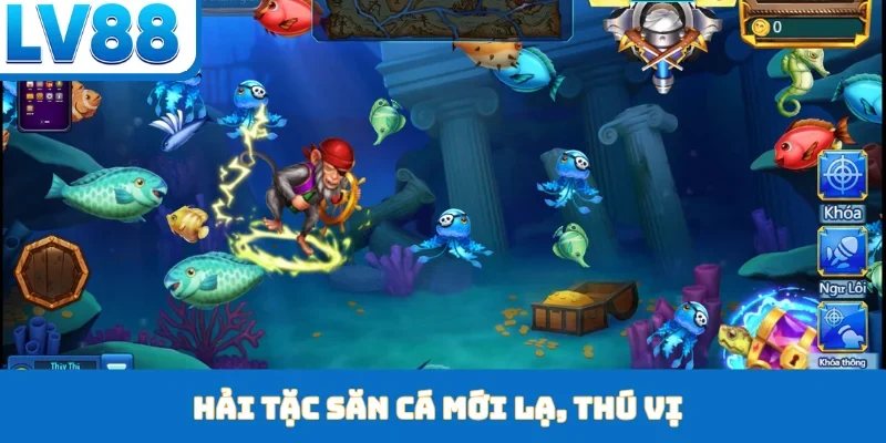 Hải tặc săn cá mới lạ, thú vị