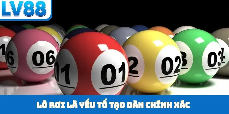 Lô rơi là yếu tố tạo dàn chính xác